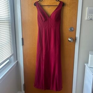 Azazie Maroon Bridesmaid Dress